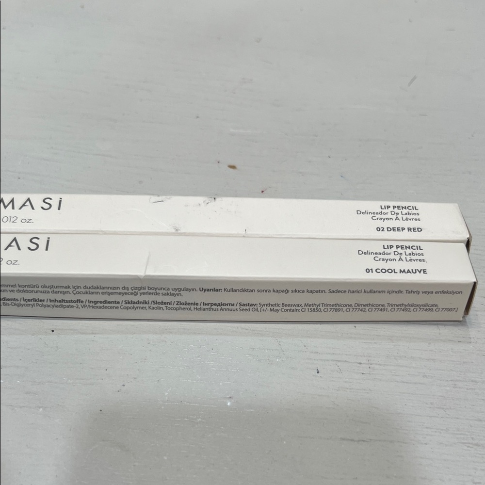 Farmasi Lip Liner Set - Deep Red and Cool Mauve